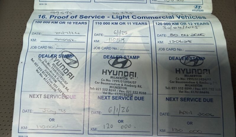 2020 HYUNDAI H100 2.6D A/C F/C D/S full